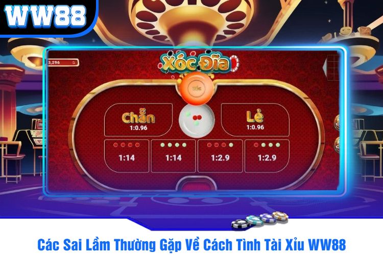 Các Sai Lầm Thường Gặp Về Cách Tình Tài Xỉu WW88