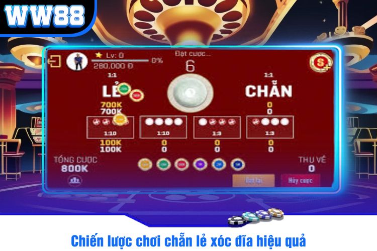 Chiến lược chơi chẵn lẻ xóc đĩa hiệu quả