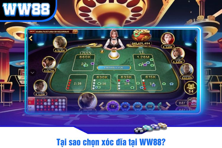 Tại sao chọn xóc đĩa tại WW88?